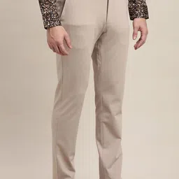 Turtle Men Tailored Slim Fit Cotton Formal Trouser image 5