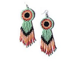 Evince MODE Artificial Beads Beaded Contemporary Drop Earrings image 3