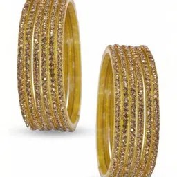Adiba Fashion Factory Set Of 12 Zircon-Studded Bangles image 2