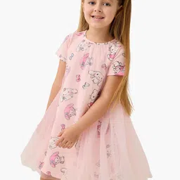 Juniors by Babyshop Girls Hello Kitty Printed Cotton A-Line Dress-picture-13
