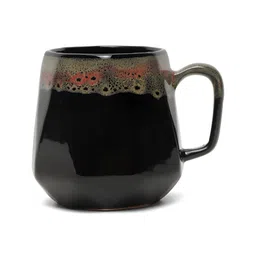 Myntra Elegant Homes Brown & Black Printed Ceramic Glossy Cups Set of Cups and Mugs image 2