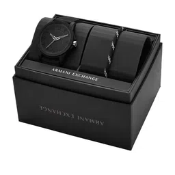 Armani Exchange Men Round Shaped Straps Analogue Watch AX7159SET-picture-26