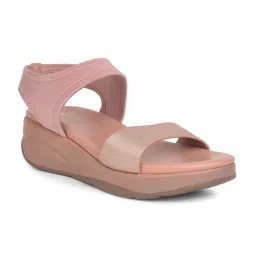 Bata Pink Platform Sandals for Women-image-5