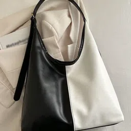 PURPLEHUNT Women Leather Structured Hobo Bag-image-62