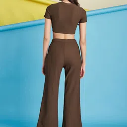 Selvia Round Neck Top With Trouser Co-Ords image 2