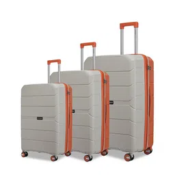 Provogue Cascade Set Of 3 Textured Hard-Sided Cabin Trolley Bag-picture-21
