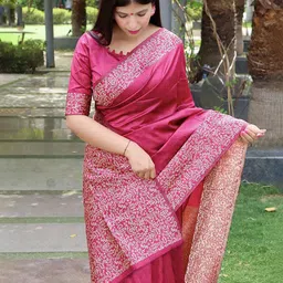 bigben textile Zari Banarasi Saree image 2
