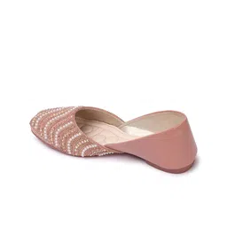 Killer Women Square Toe Ethnic Embellished Mojaris image 2