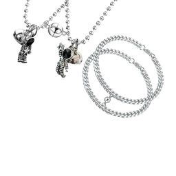 J.S ENTERPRISES Unisex Pack of 2 Contemporary Pendants with Chains-picture-32