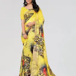 Moda Rapido Abstract Printed Saree image 1