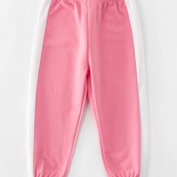 Kookie Kids Full Length Track Pant - Pink  White-picture-20