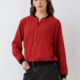 IX IMPRESSION Women Bomber Jacket image 2