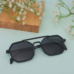 SPADEACES Unisex Hexagonal Sunglasses With UV Protected Lens-picture-45
