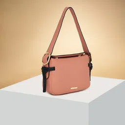 Forever Glam by Pantaloons Colourblocked PU Oversized Structured Shoulder Bag-picture-23