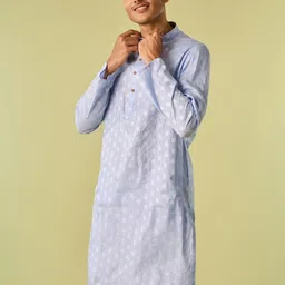 Diwas by Manyavar Men Printed Kurta-picture-41