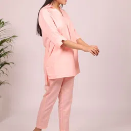 HUESION V-Neck Top With Trousers Co-Ords image 5