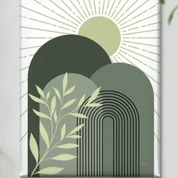 Myntra Elegant Homes White Canvas Wall Paintings-picture-13