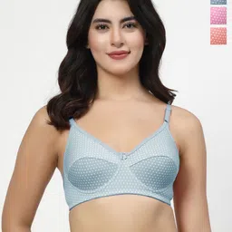 Docare Pack Of 3 Full Coverage Cotton T-shirt Bra With All Day Comfort image 1