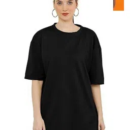 NOTWILD Women Pack Of 2 Solid Round Neck Cotton T-shirts-picture-18