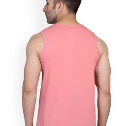 SLOWLORIS Men Pack of 2 Printed Bio-Wash Combed Cotton Innerwear Vests image 2