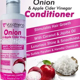 Volamena Onion & Apple Cider Vinegar Conditioner For Stimulate Hair Growth- 200ml image 2