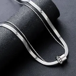 StyleCast x Revolte Silver-Plated Stainless Steel Statement Chain image 4