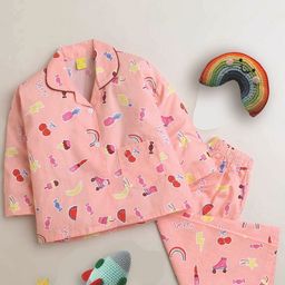 The Magic Wand Unisex Kids Printed Night suit-picture-11