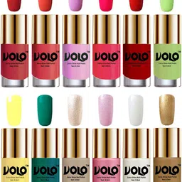 VOLO Set Of 12 Luxury Super Shine Nail Polish- 9.9ml Each- Combo No. 266 image 1