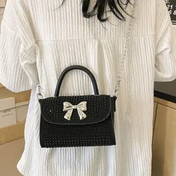 StyleCast Embellished Structured Sling Bag-picture-18