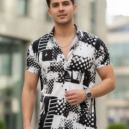 JENSI ENTERPRISE Men Classic Printed Casual Shirt image 4
