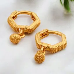 SHREE KRISHNA SHOPPING Gold-Plated Brass Earrings-picture-37