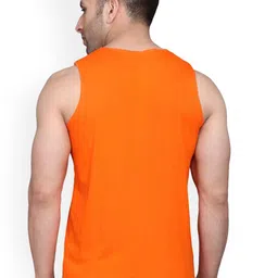 SLOWLORIS Men Pack Of 2 Printed Scoop Neck Combed Cotton Gym Vest image 3