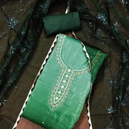 KIMISHA Embellished Unstitched Dress Material-picture-10