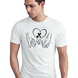 Seekbuylove Men Graphic Printed Round Neck Bio Finish Pure Cotton T-shirt-picture-19