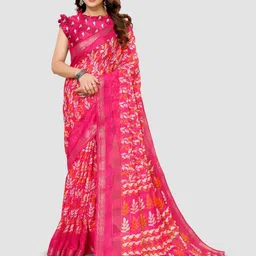 sareyavella Floral Printed Zari Saree-picture-37