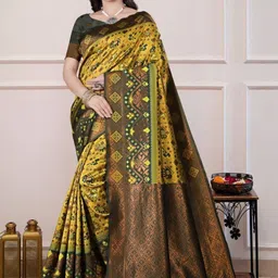 SP TEXTILE CLOTHES Woven Design Zari Art Silk Handloom Banarasi Saree-picture-28