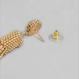 RICHEERA Artificial Beaded Circular Tasselled Drop Earrings image 4