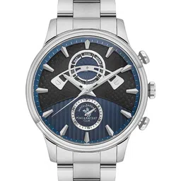 SANTA BARBARA POLO & RACQUET CLUB Men Dial & Stainless Steel Bracelet Style Straps Reset Time Watch-picture-14