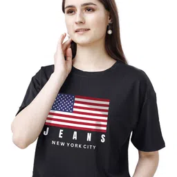 ELLITI Print Cotton Crop Top image 3