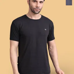 Jinfo Pack Of 2 Brand Logo Printed T-shirts-image-12