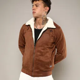 campus sutra Men Self Design Bomber Jacket image 3