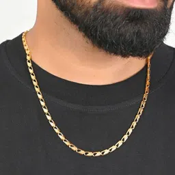VOJ Men Gold-Plated Handcrafted Chain image 5