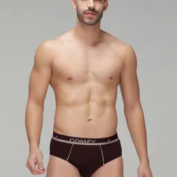 AMUL COMFY Men Pack of 5 Mid-Rise Briefs image 5