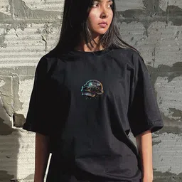 TheBTclub Men Printed Drop-Shoulder Sleeves T-shirt-image-93