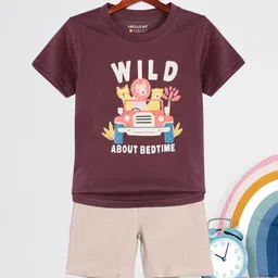 HELLCAT Boys Pack Of 3 Printed Short Sleeves T-shirt With Shorts image 3