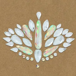 Comet Busters Rhinestones Temporary Face & Body Jewel Bindi image 3