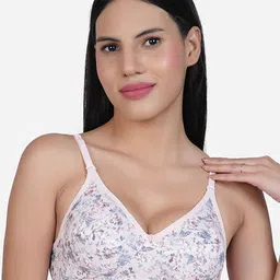 SHYAM SONS FLAIR Pack Of 6 Floral Printed Bra Full Coverage image 3