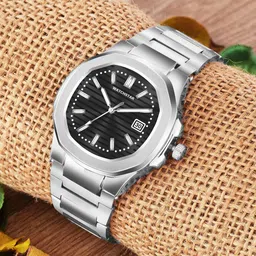 WATCHSTAR Men Asymmetric Dial & Bracelet Style Analogue Watch SST PK BLKWC-picture-13