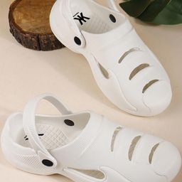 Kook N Keech Men's White Clogs-picture-23