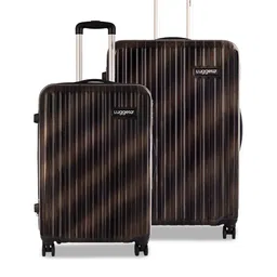 Luggero Set Of 2 Textured Hard-Sided Trolley Bags-picture-42